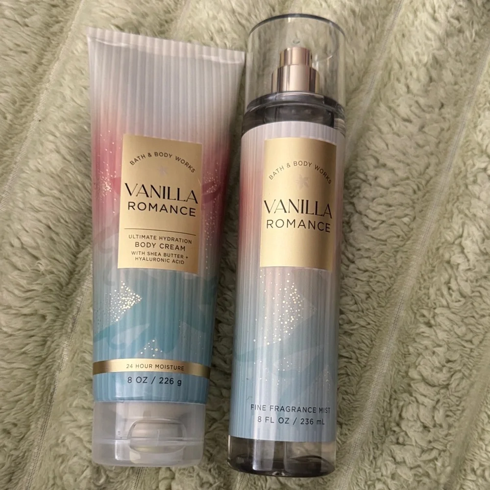 Bath & Body Works Vanilla Romance set body cream fine‎ fragrance 🆕
